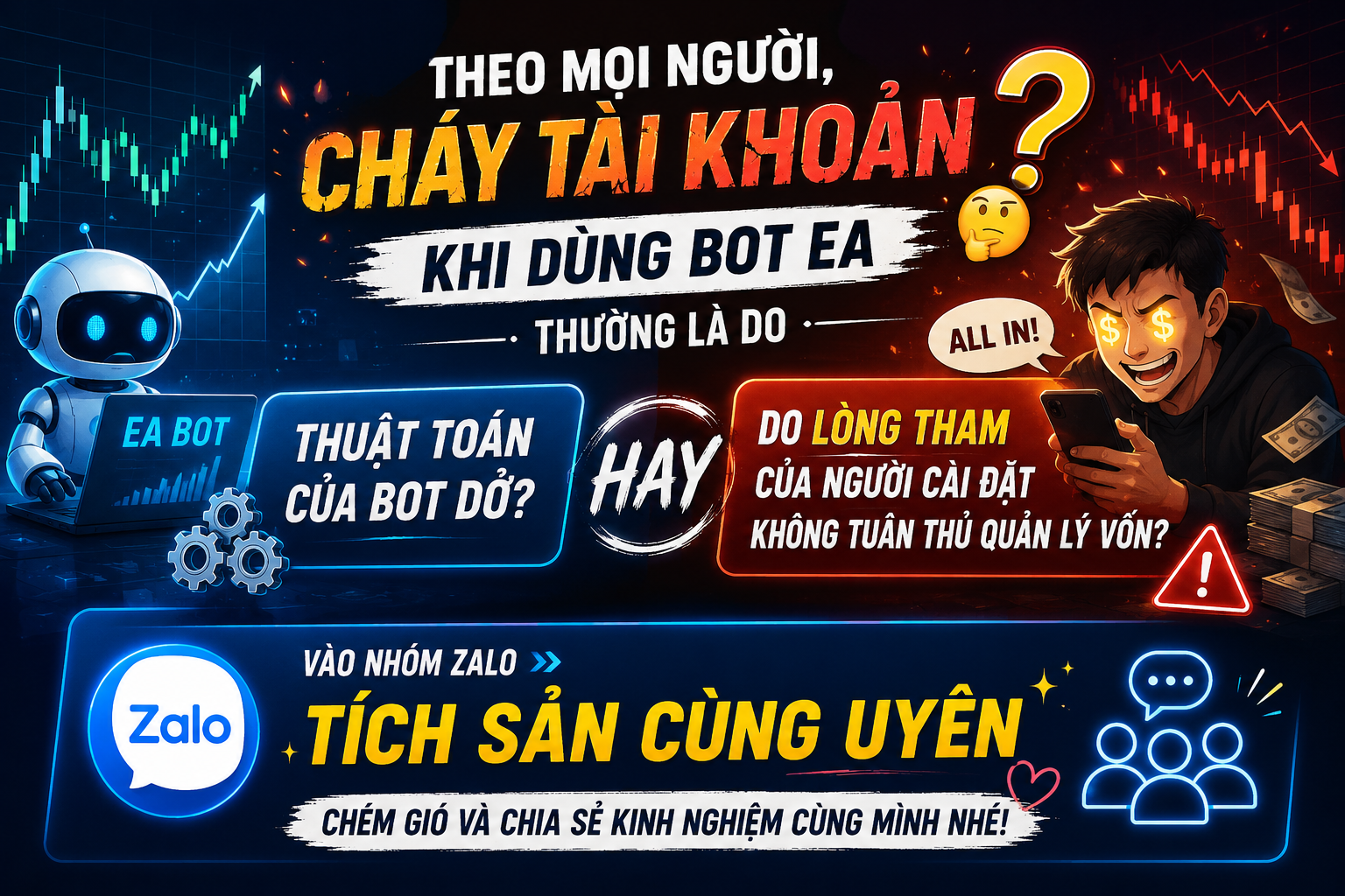 3 lưu ý cực quan trọng khi dùng bot trading